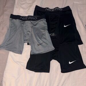 Nike Pro Compression Shorts Bundle